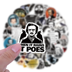 Edgar Allan Poe Stickers