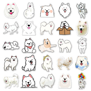 Samoyed Dog Stickers