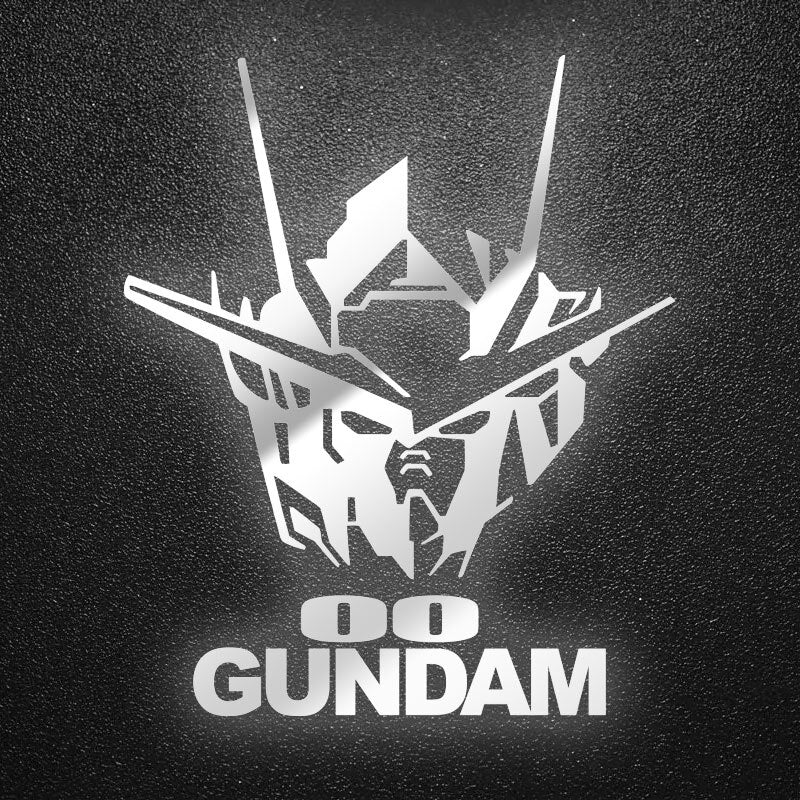 Gundam car two-dimensional laser stickers