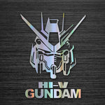 Gundam car two-dimensional laser stickers