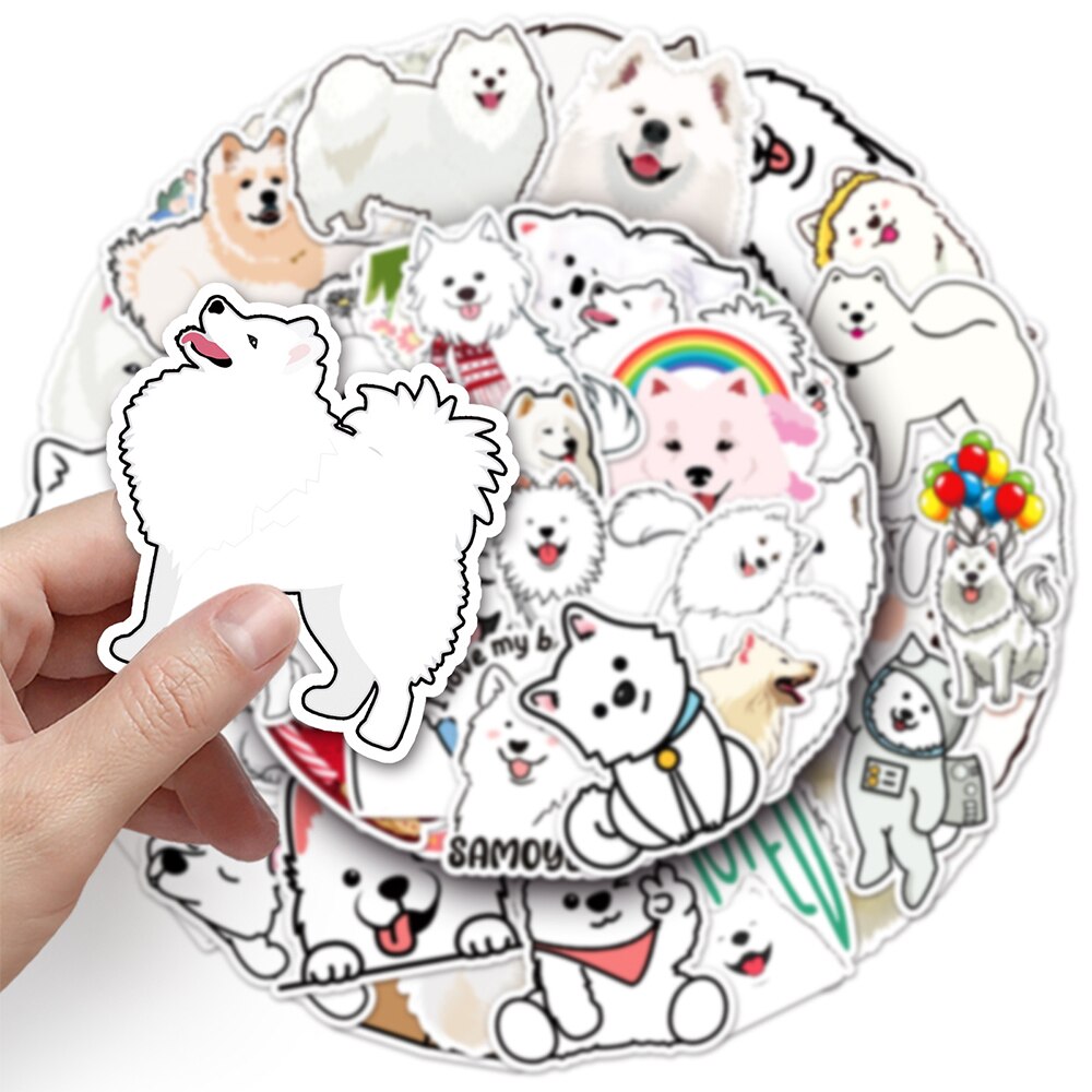 Samoyed Dog Stickers