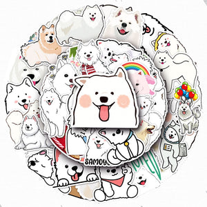 Samoyed Dog Stickers