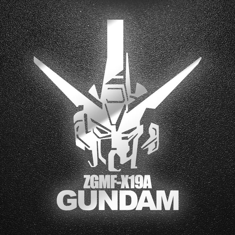 Gundam car two-dimensional laser stickers