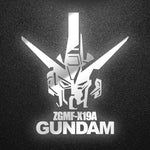 Gundam car two-dimensional laser stickers