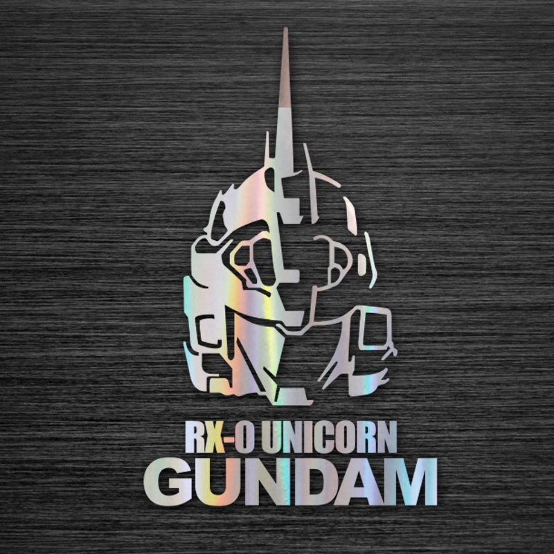 Gundam car two-dimensional laser stickers