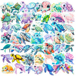 Blue Sea World Turtle Stickers