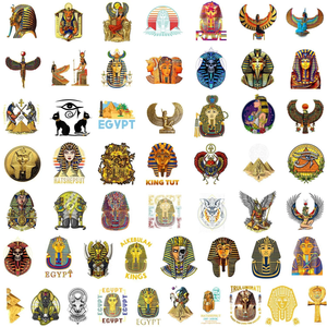 Pharaoh Pyramid Art Stickers