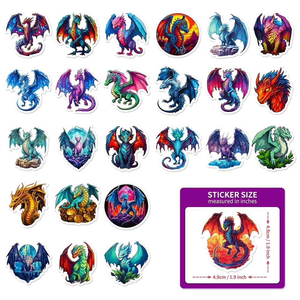 Dragon Cool Stickers