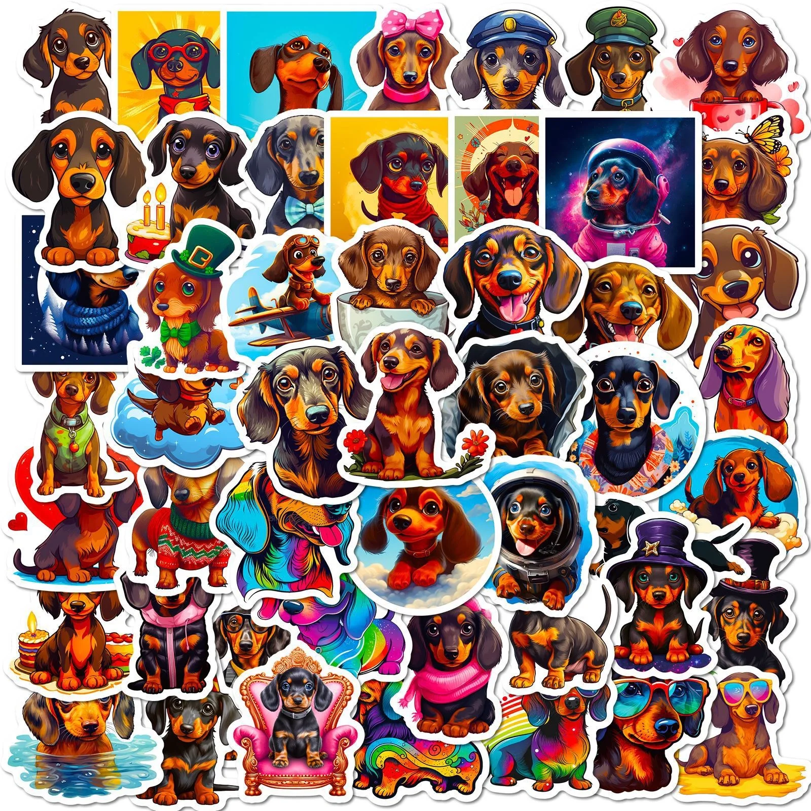 Dachshund Cute Stickers