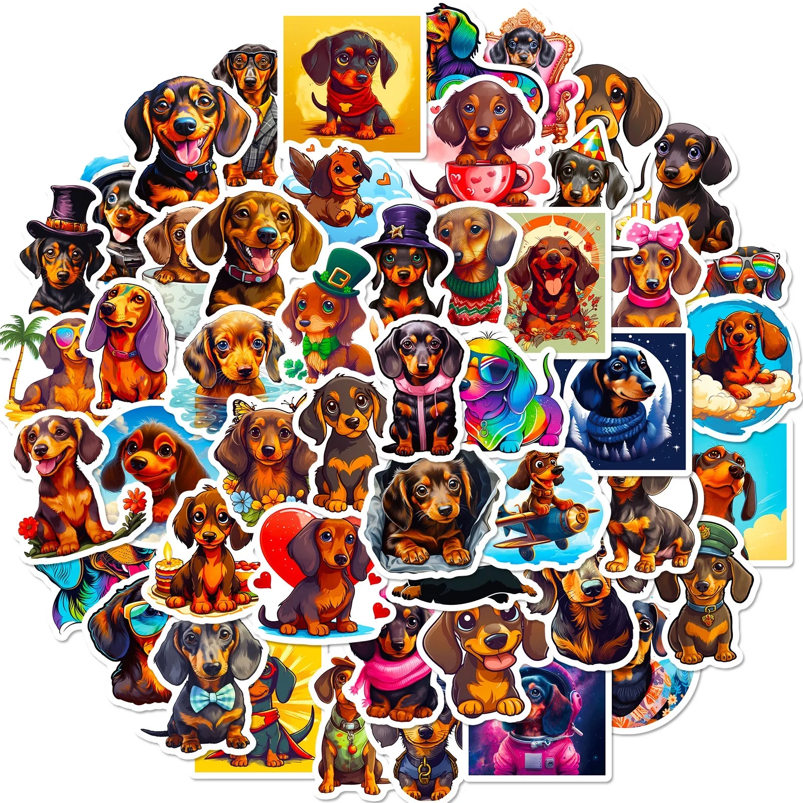 Dachshund Cute Stickers