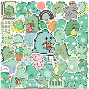 Cute Cartoon Dinosaur Stickers