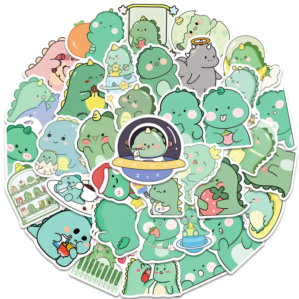 Cute Cartoon Dinosaur Stickers