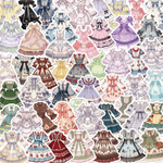 Goth Girl Lolita Dress Stickers