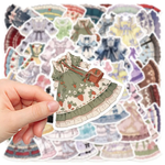 Goth Girl Lolita Dress Stickers