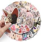 Sphynx Hairless Cat Stickers