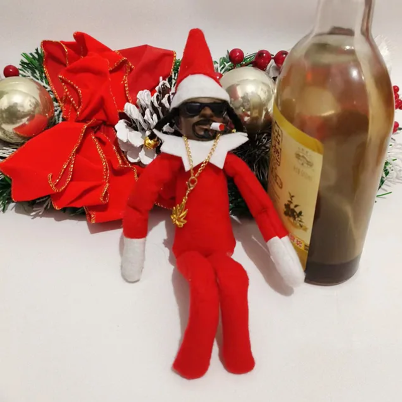 Snoop On A Stoop Christmas Elf Doll