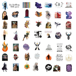 Novel Throne of Glass Stickers