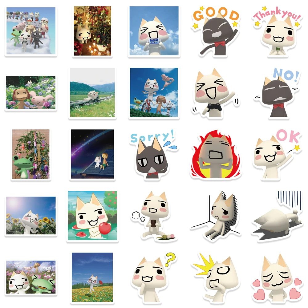 Toro Inoue Cat PS Stickers