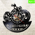 Motorcycle Wall Clock