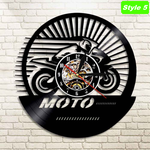 Motorcycle Wall Clock