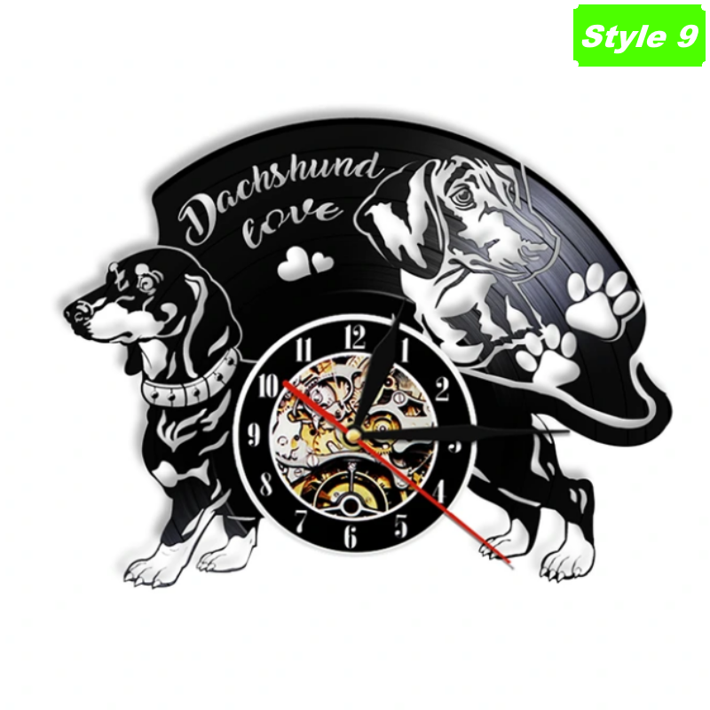 Dachshund Wall Clock