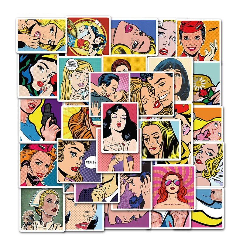 Pop Art Graffiti Stickers