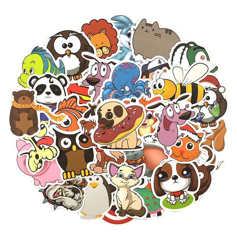 Animal Cartoon Stickers