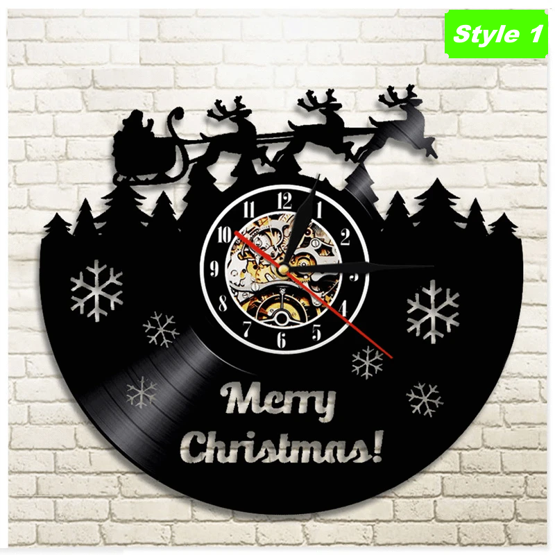 Merry Christmas Wall Clock