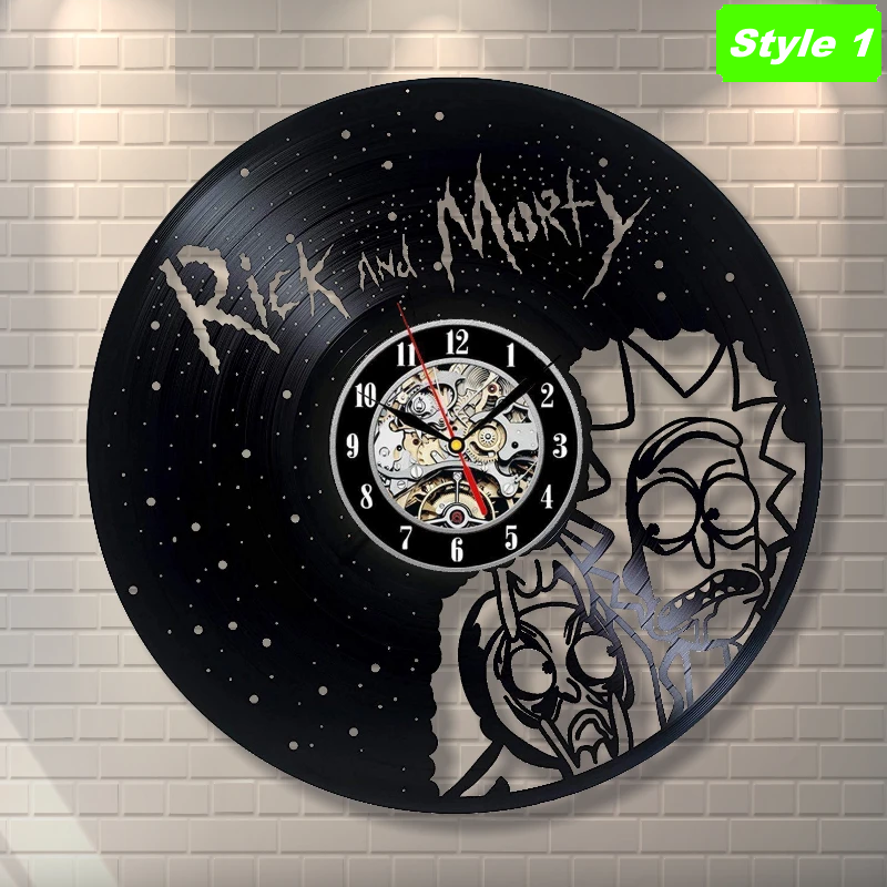 Rick and Morty Wall Clock