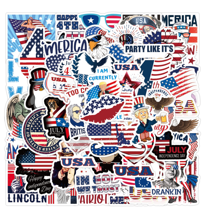 USA Independence Day Stickers