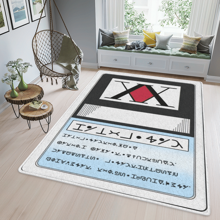 HUNTER X HUNTER CARD RUG CARPET