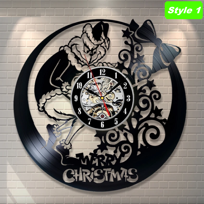 The Grinch Christmas Wall Clock