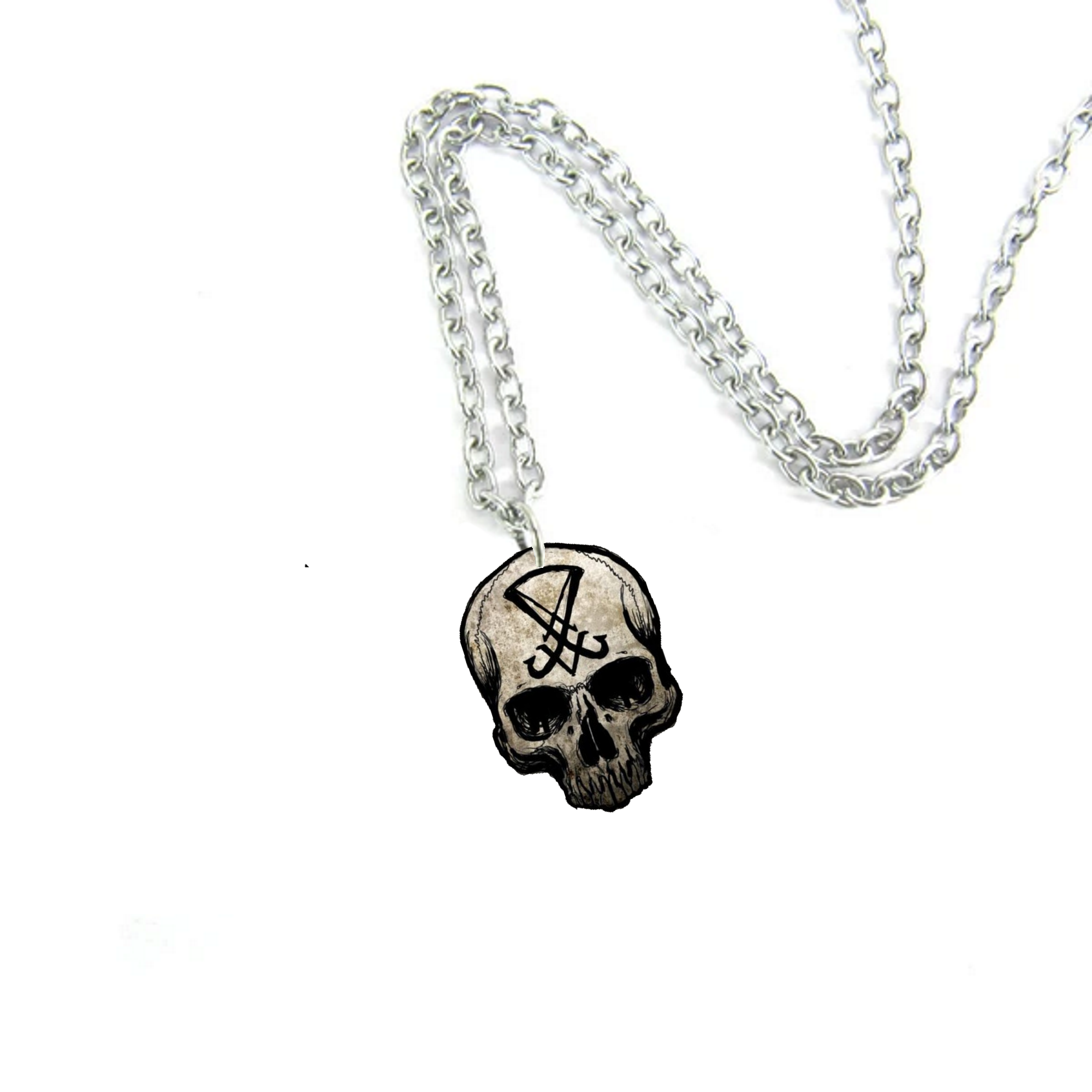 Skull Satan Devil Mica Ornament