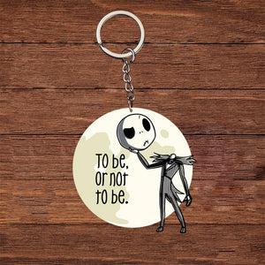 Jack Skellington To Be Or Not To Be Mica Ornament