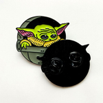 Baby Yoda Metal Badge Pin