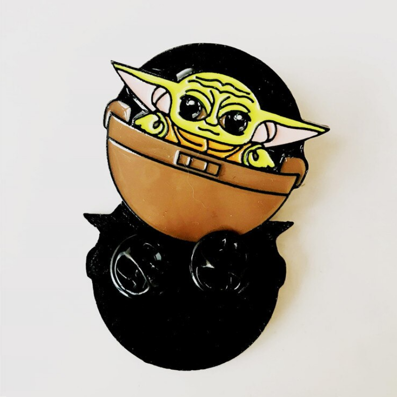 Baby Yoda Metal Badge Pin
