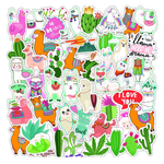 Alpaca Cactus Stickers