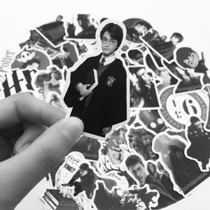 Harry Potter Black White Stickers