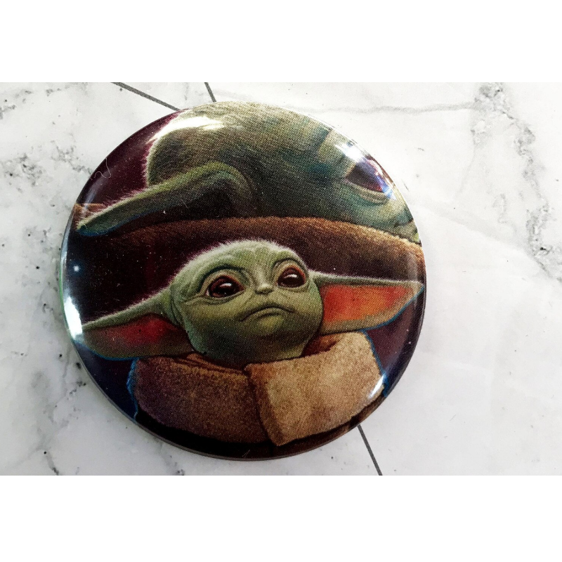 Baby Yoda Button Pin
