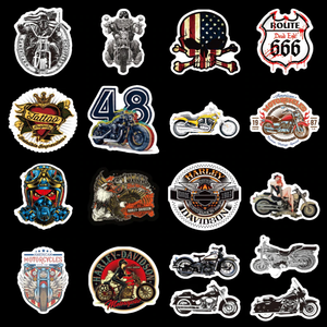 Halley Biker Stickers