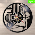 Golf Wall Clock