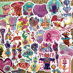 Strong Girl Inspirational Stickers