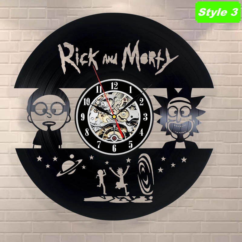 Rick and Morty Wall Clock