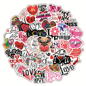 I LOVE YOU Family Stickers