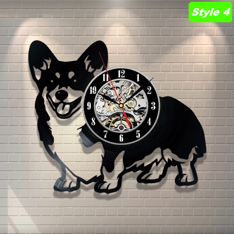 Welsh Corgi Wall Clock