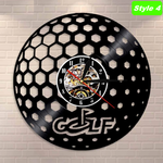 Golf Wall Clock