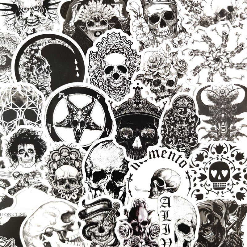 Skull Skeleton Stickers