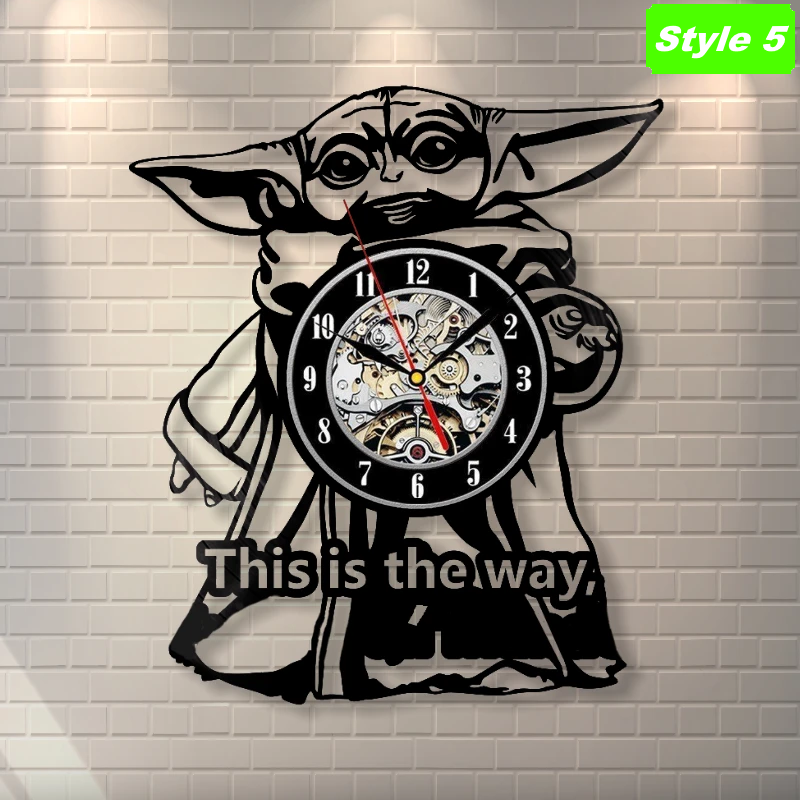 Baby Yoda Wall Clock