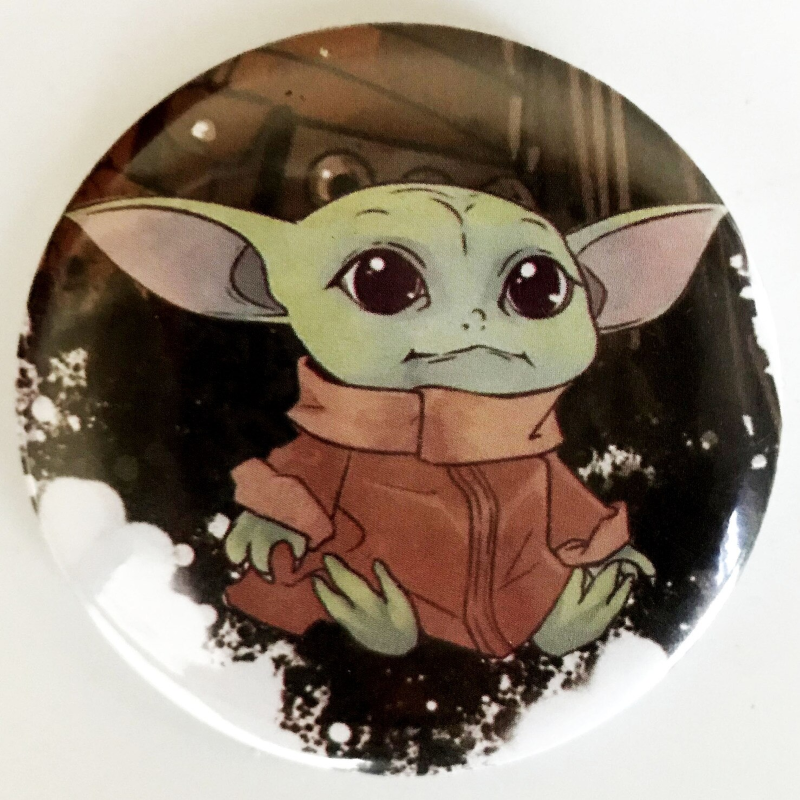 Baby Yoda Badge Pin