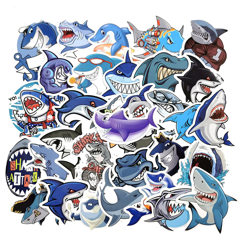 Shark Undersea Stickers